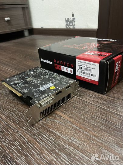Видеокарта amd RX 550 4gb