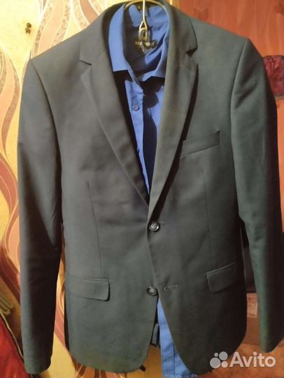 Школьный костюм для мальчика 146 синий