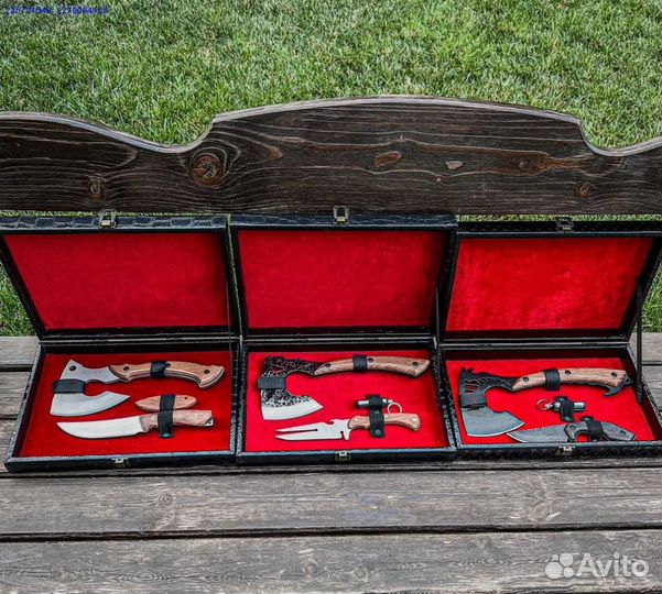 Топор нож подарочный футляр (Арт.76304)