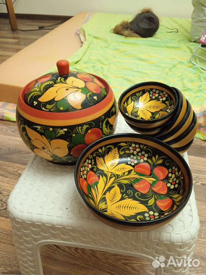 Посуда деревянная