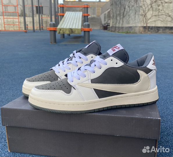 Кроссовки nike air jordan 1 low travis scott