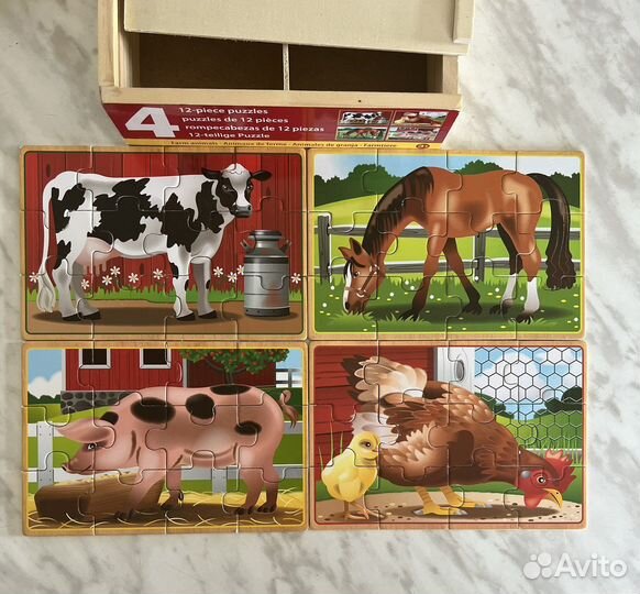 Пазл дерево, развивающие игры Djeco, Melissa&Doug