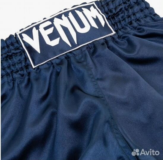 Шорты для тайского бокса venum classic синий