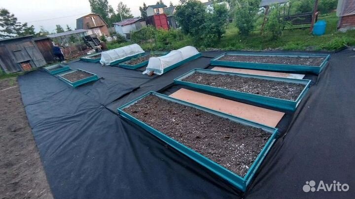 Грядка оцинкованная 1м х 6м х 32см