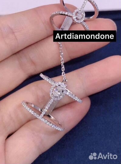 Золотое кольцо Messika 15 гр 2.1 ct