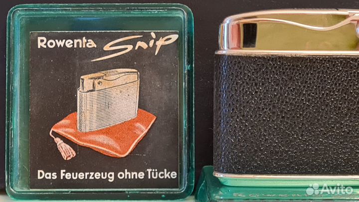 Rowenta Leather Бензин зажигалка Германия1950г