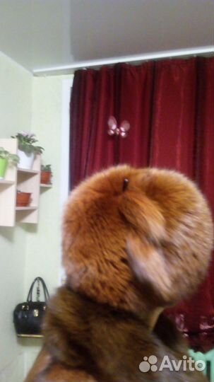 Натуральная шапка из песца)