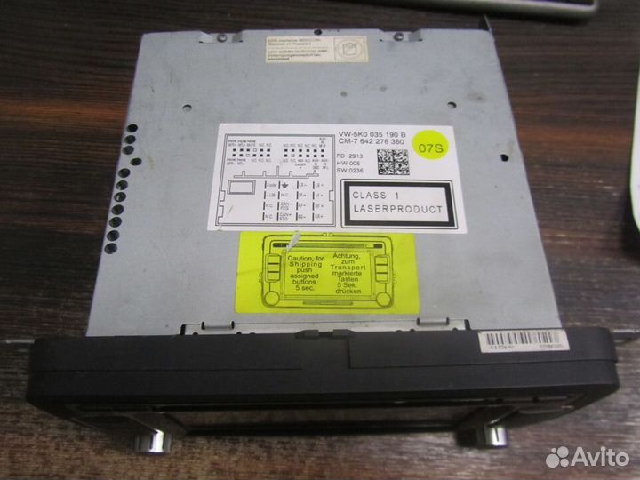 Магнитола VW 5K0035190B passat b7