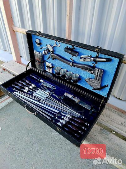 Шашлычный набор. Подарочный набор шампуров