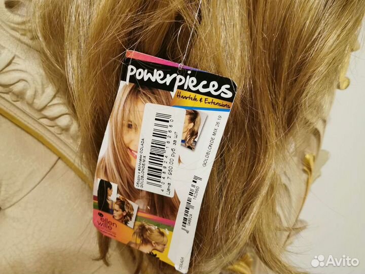 Волосы на заколках новые