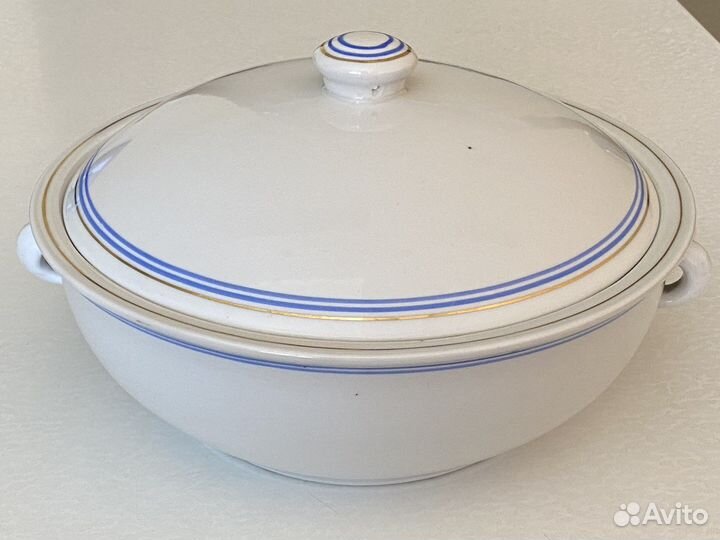 Фарфоровая супница Корея 1960-80гг