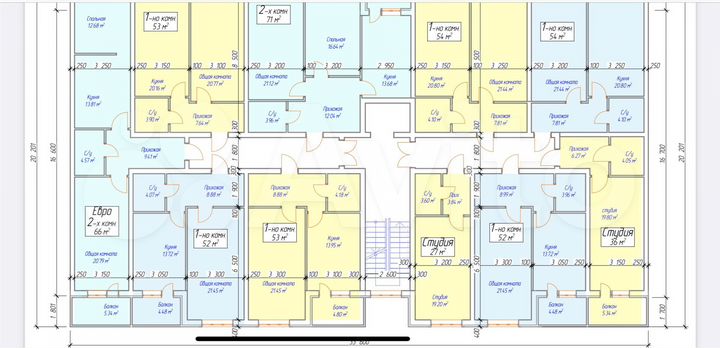 Квартира-студия, 27 м², 5/9 эт.