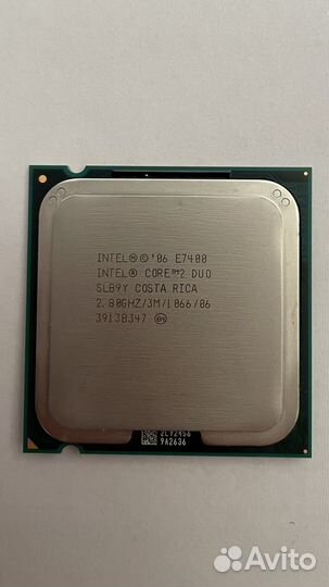Процессор Intel Core 2 Duo Е7400 LGA775