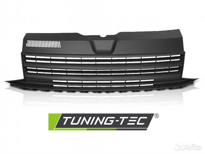 VW T6 15-19 Решетка радиатора без значка матовая