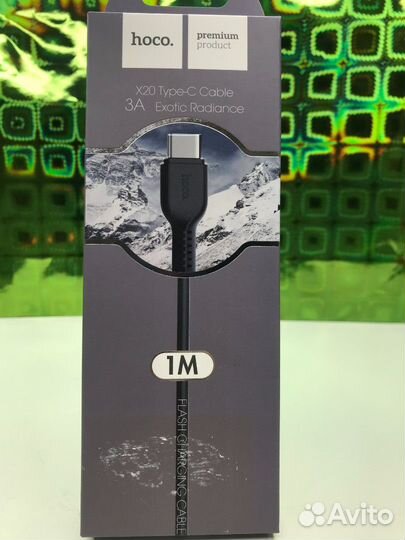 Зарядное устройство USB кабель Type-C hoco X20