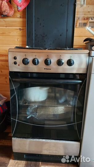 Газовая плита бу hansa нержавеющая