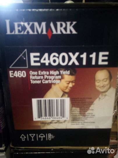 Картриджи Lexmark E460, E340 оригинальные