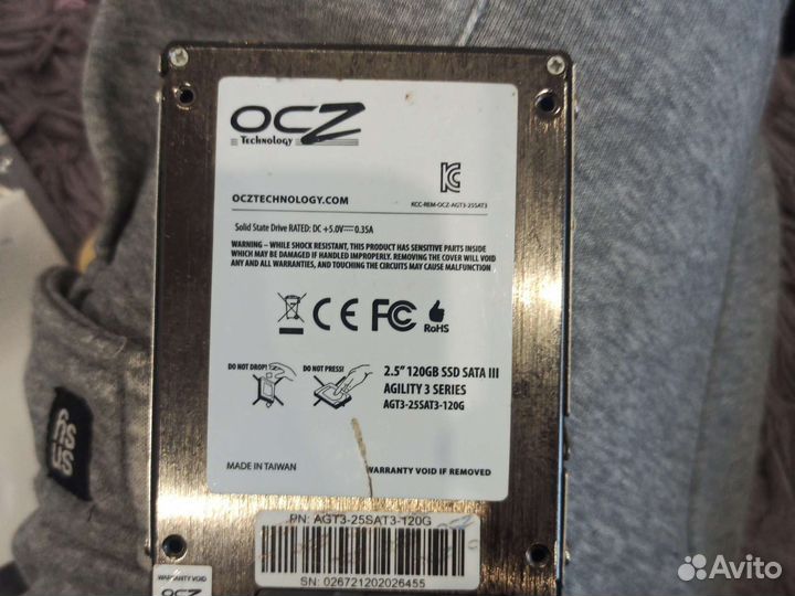 Жесткий диск ssd 120гб
