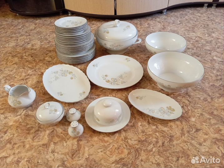Столовый сервиз гдр на 6 персон