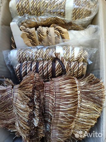 Кант-Шнур и бахрома для штор,подушек,покрывал