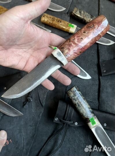 Якутский нож 110х18ш кованный ручная работы