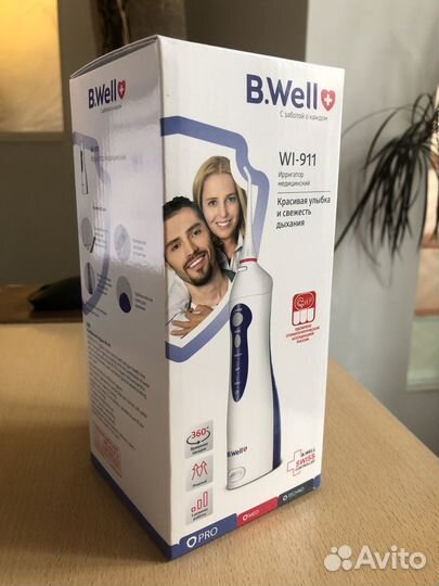 Ирригатор B.Well WI-911 в упаковке