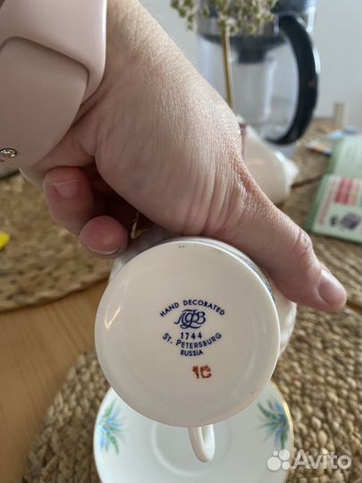 Чашка с блюдцем лфз