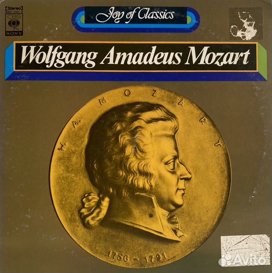 Classical:Wolfgang Amadeus Mozart Vol1. 2LP JPN