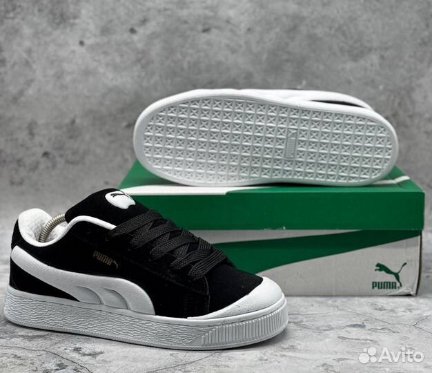 Кроссовки мужские Puma черные дутые 41-46р