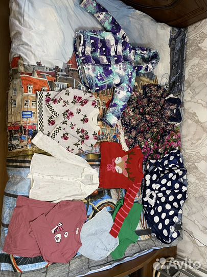 Вещи пакетом на девочку 122