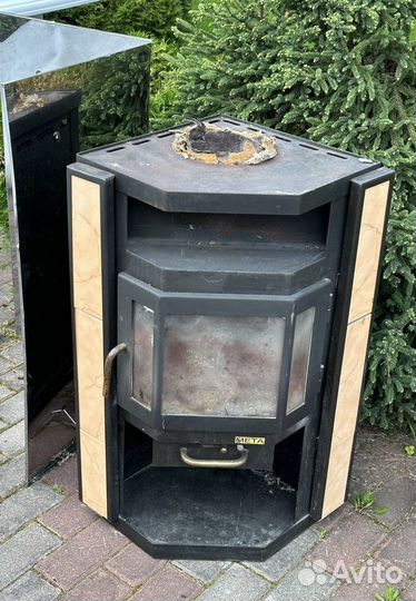 Печь камин Мета 6 квт б/у