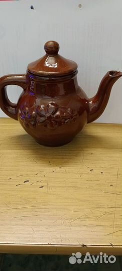 Чайник заварочный глиняный СССР