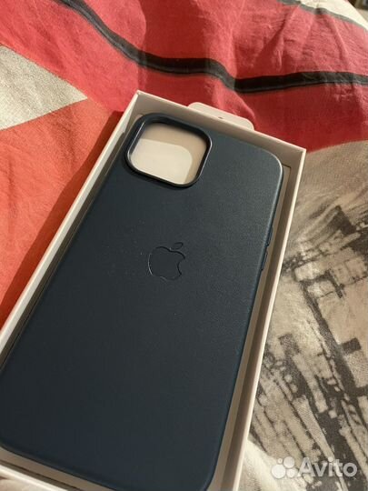 Leather case Baltic Blue iPhone 12 Pro Max