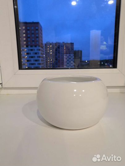 Горшок для цветов круглый