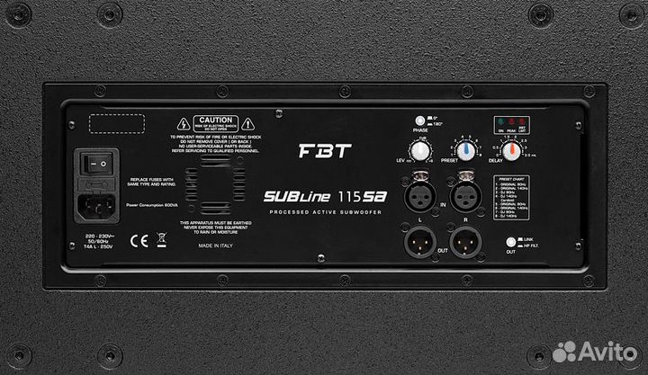 Сабвуфер FBT subline 115SA