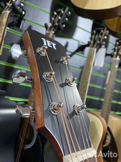 Акустическая гитара дредноут Jet JD-255 (новая)
