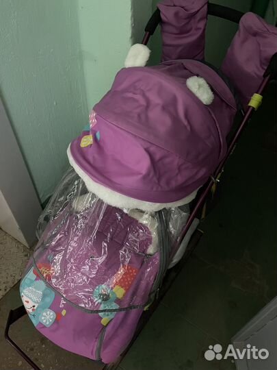 Коляска санки