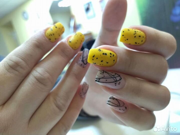 Маникюр,наращивание, шеллак,педикюр, коррекция