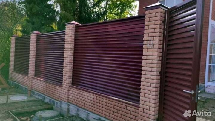Забор жалюзи