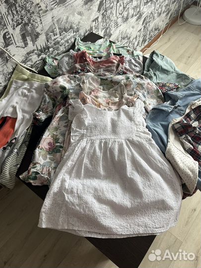 Одежда на девочку пакетом 2-4 года