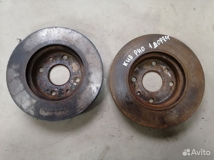 Диск тормозной передний для Kia RIO 2000-2005