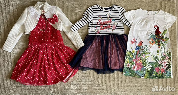 Пакет вещей для девочки на возраст 4-5 лет