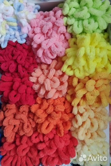 Пряжа плюшевая Ализе Пуффи Alize Puffy