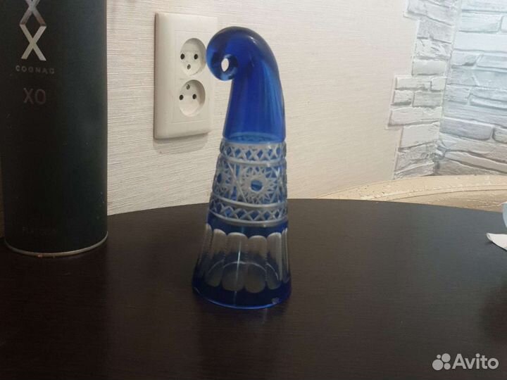 Винтаж: 01676 Бокал рог хрусталь Дятьковский завод