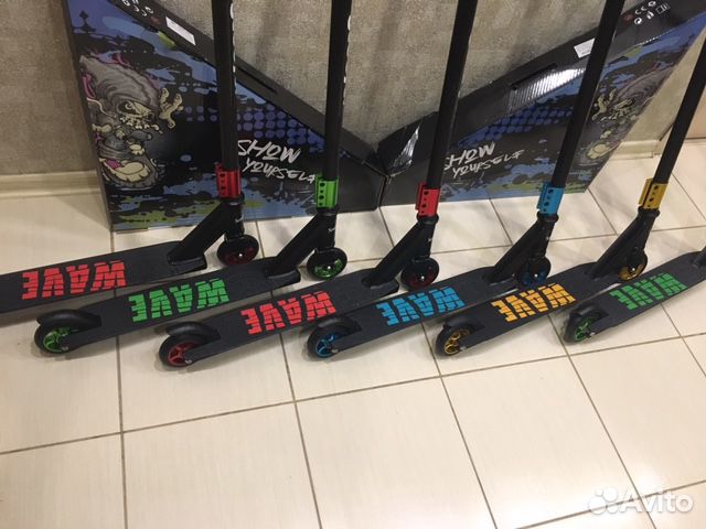 Трюковый самокат на литье, новый