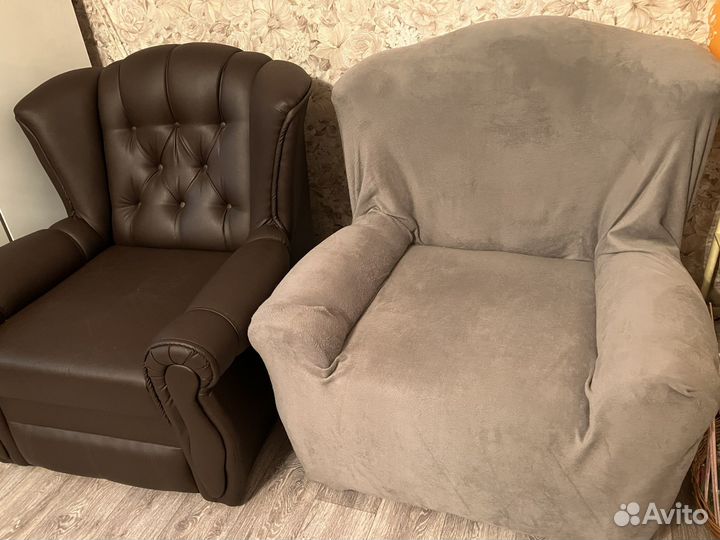 Чехлы на диван и кресла