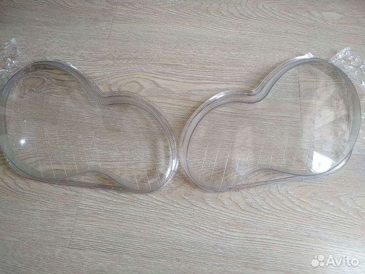 Стекла фар новые W203 2001-2007 цена за два стекла