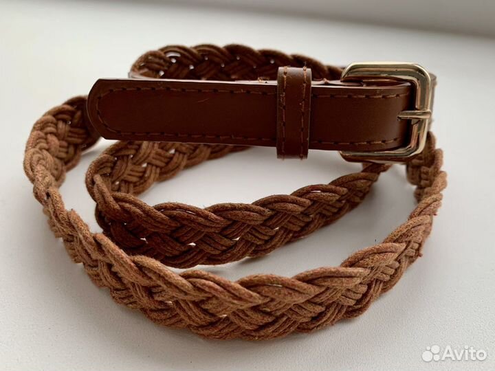 Женский плетеный ремень