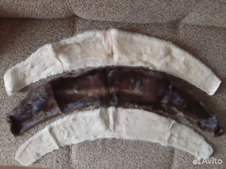 Меховой воротник норка