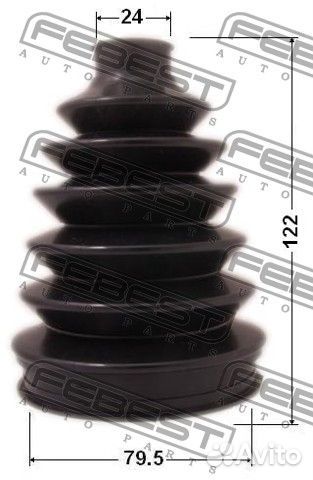 Пыльник шрус наружный комплект pvc 83x122x24